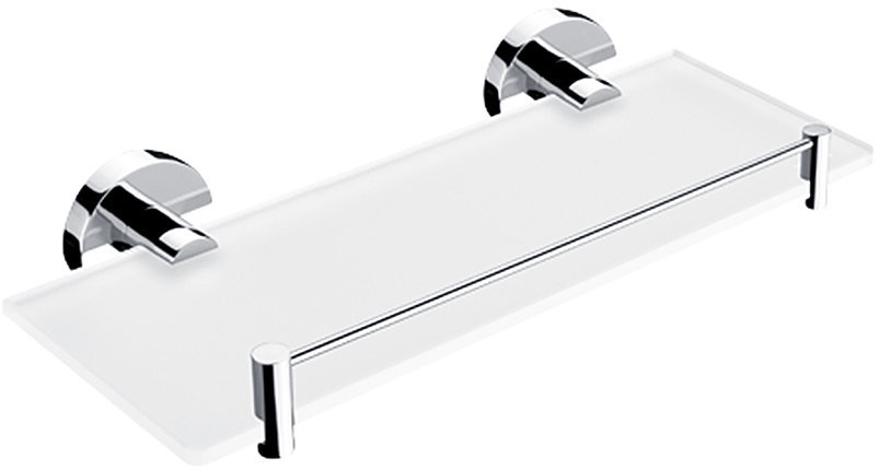 Nimco Polica do kúpeľne a sprchy 30 cm s ohrádkou – bez vŕtania Unix UN-13091BX-30-26