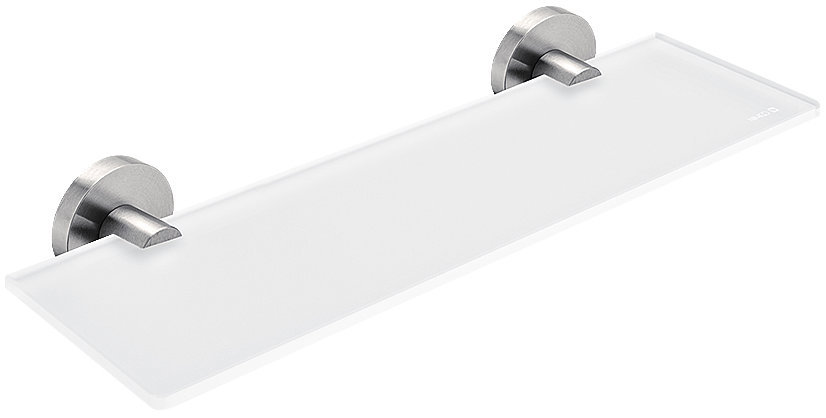 Nimco Polica do kúpeľne a sprchy 40 cm – sklo kov Unix UNM-13091B-40-10