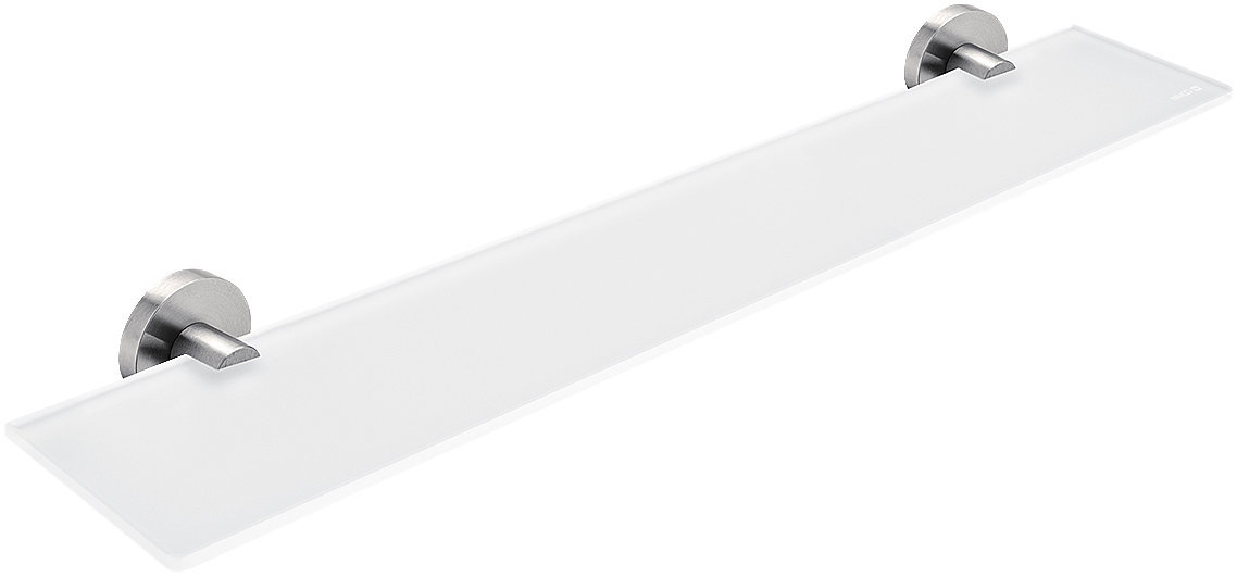 Nimco Polica do kúpeľne a sprchy 60 cm – sklo kov Unix UNM-13091B-60-10