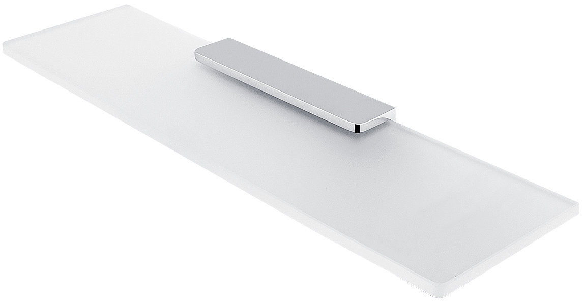 Nimco Maya chróm Polica do kúpeľne a sprchy 60 cm – kov sklo MA-29091B-60-26