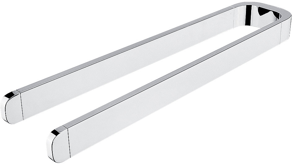 Nimco Držiak na uteráky 39 cm dvojramenný nehrdzavejúca oceľ – Nikau chróm NK-30098-26