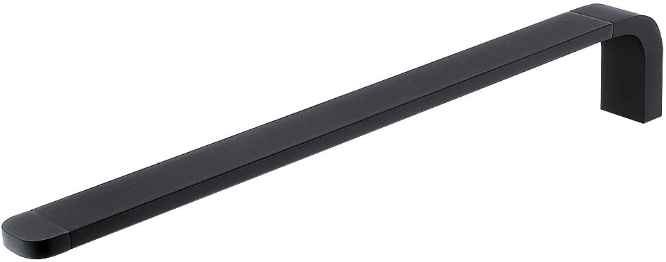 Nimco Držiak na uteráky 39 cm jednoramenný nehrdzavejúca oceľ – Nikau čierny NKC-30097-90