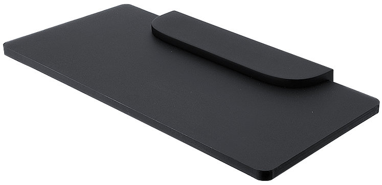 Nimco Polica do kúpeľne a sprchy 20 cm – plexisklo čierna Nikau NKC-X320-C-90