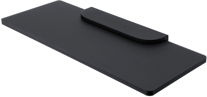 Nimco Polica do kúpeľne a sprchy 30 cm – plexisklo čierna Nikau NKC-X330-C-90