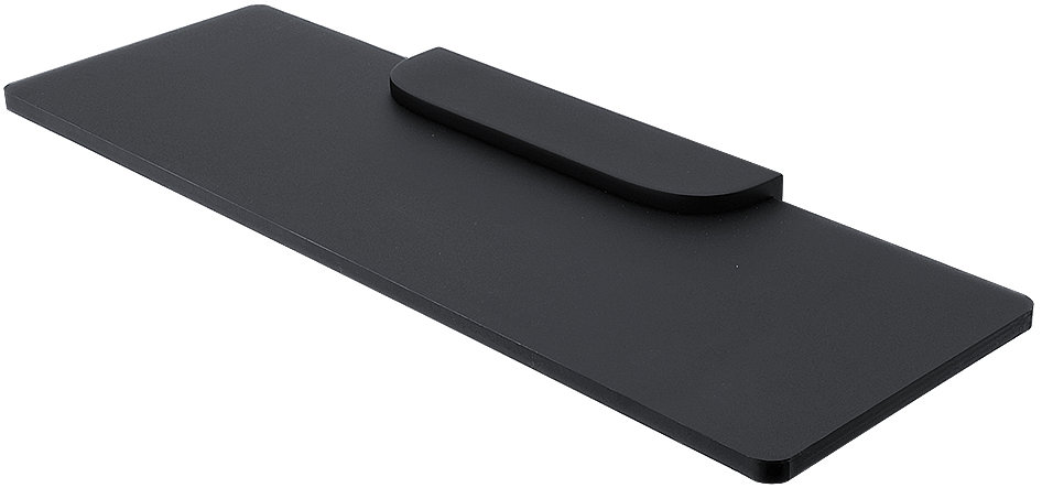 Nimco Polica do kúpeľne a sprchy 40 cm – plexisklo čierna Nikau NKC-X340-C-90