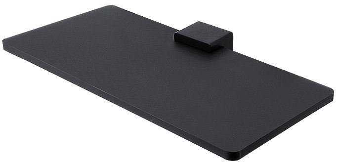 Nimco Polica do kúpeľne a sprchy 20 cm – plexisklo čierna Kibo Ki-X320-C-90