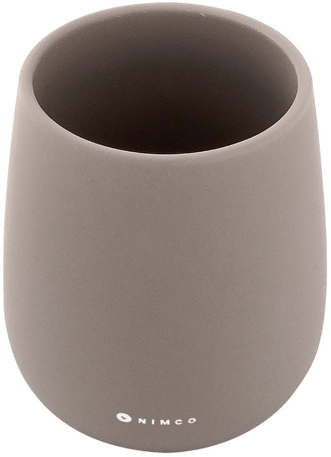 Nimco Držiak na kefky Tabo taupe – keramický pohárik TA 3158-07