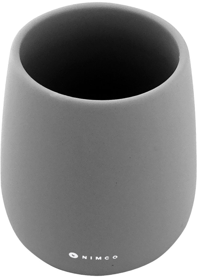Nimco Držiak na kefky Tabo šedá – keramický pohárik TA 3158-08