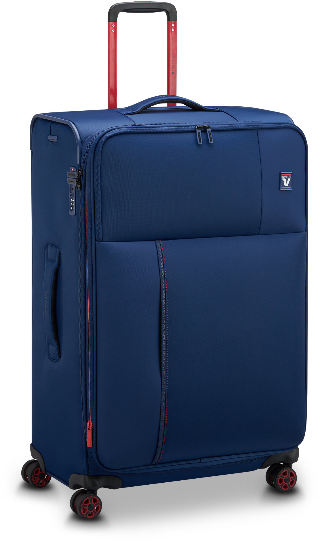 Roncato MOVE L EXP tmavomodrý 77 × 48 × 31/36 cm