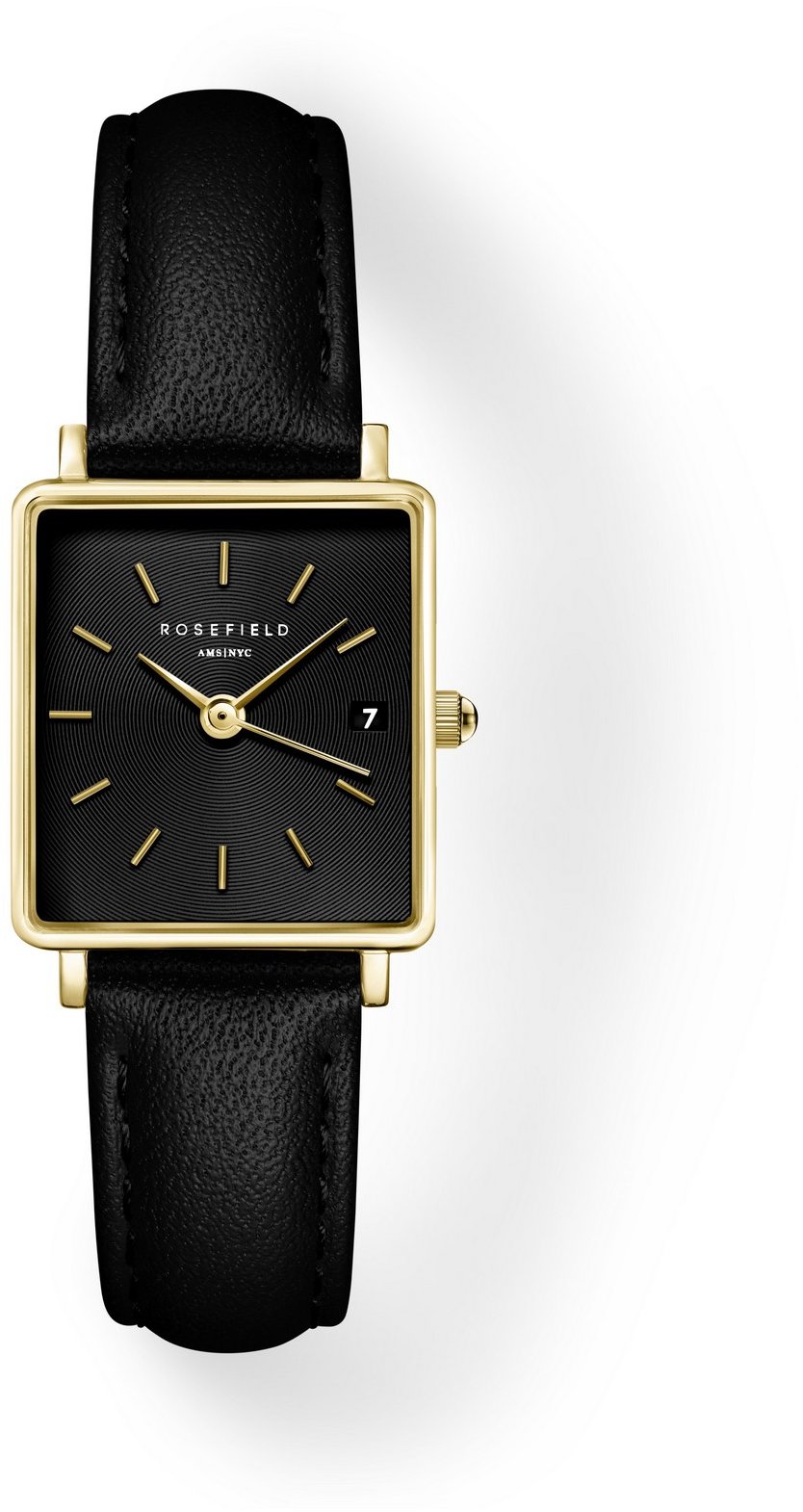 ROSEFIELD Boxy XS Black Leather QBBLG-Q53