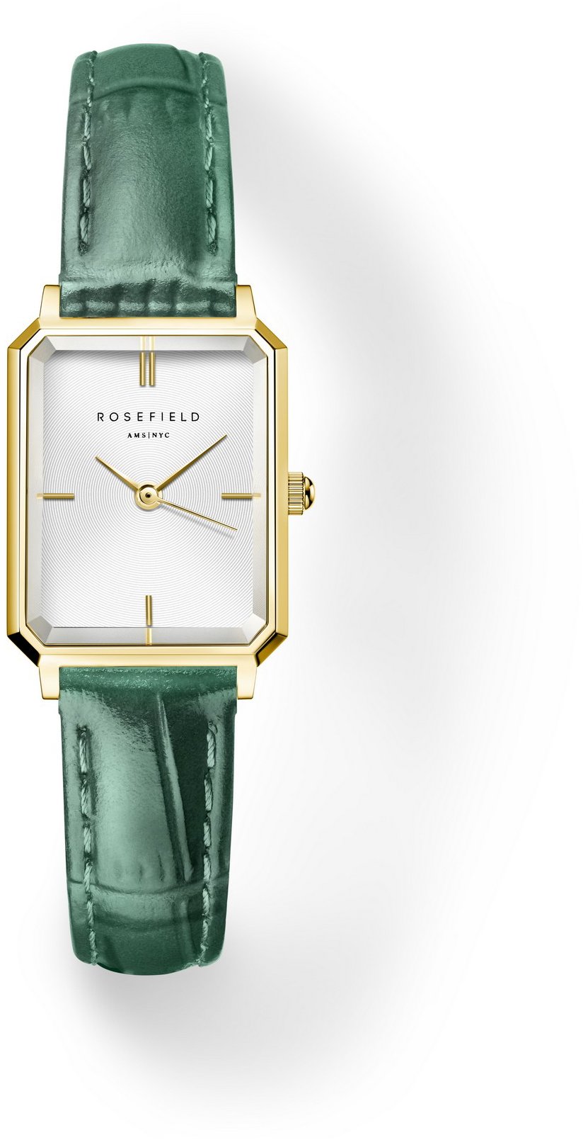 ROSEFIELD Octagon XS Emerald Leather OWGLG-O86
