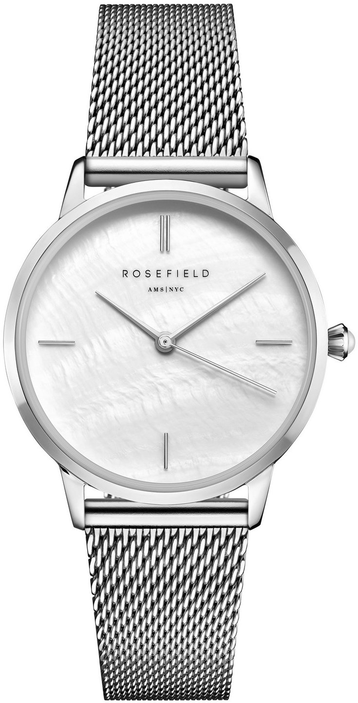 ROSEFIELD Pearl Edit Mesh Silver RMSMS-R08