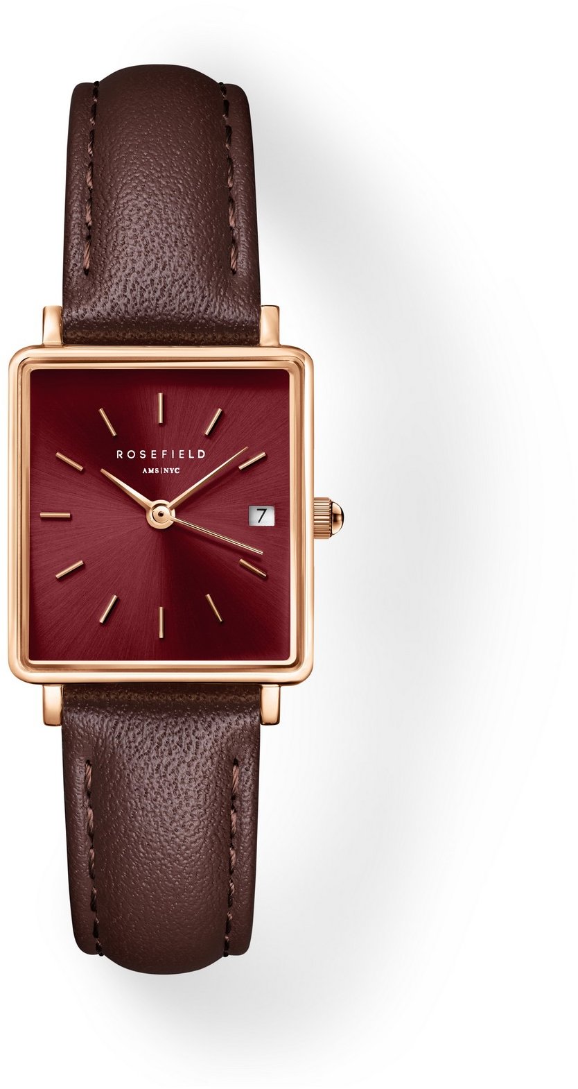 Rosefield The Boxy XS dámske hodinky kožené QBBLR-Q56