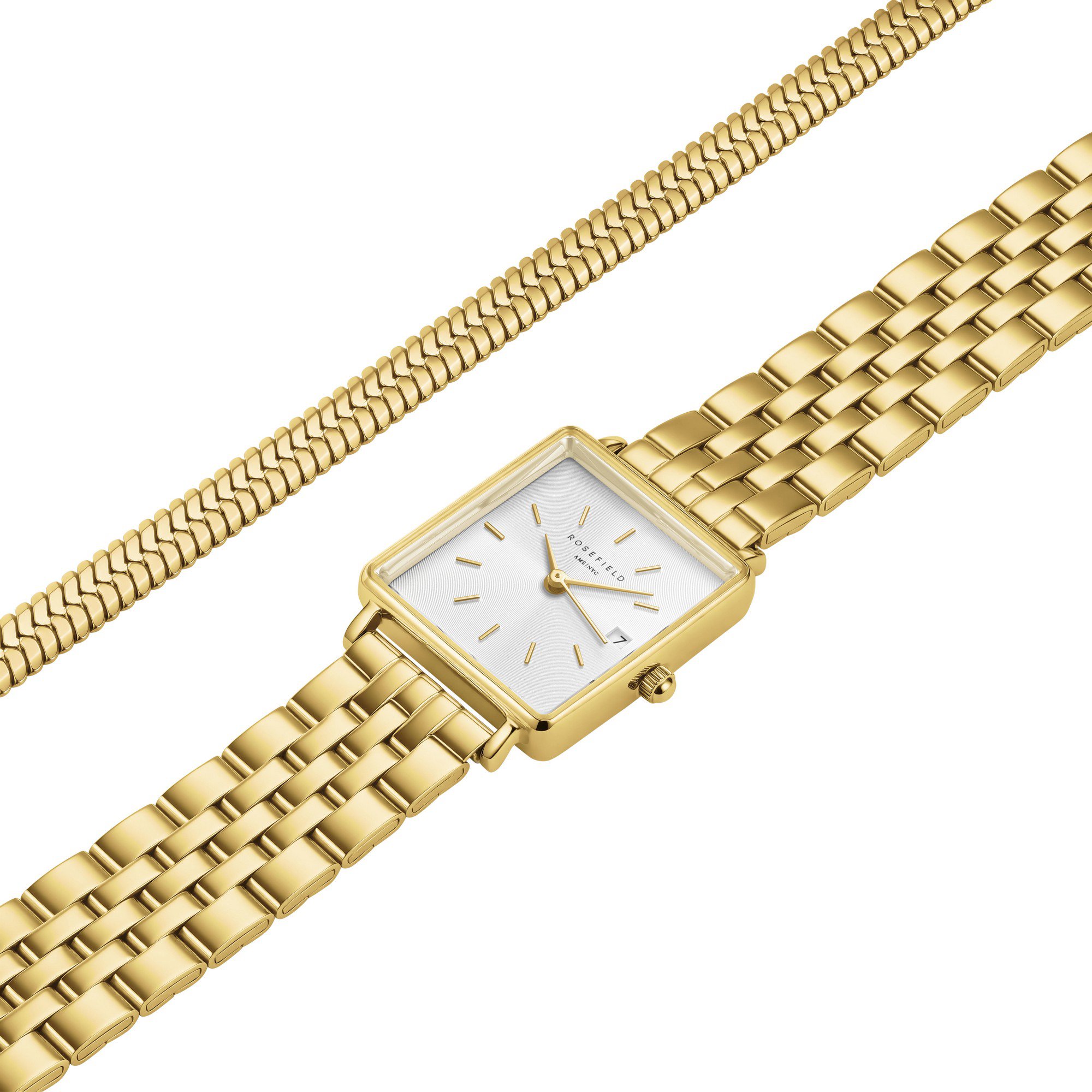 Rosefield The Bosy XS hodinky a Snake náramok BWGSG-X285