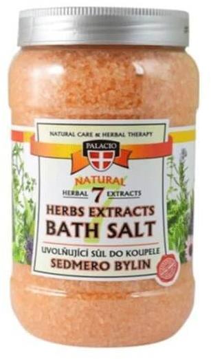 Herbal Therapy Sedmoro bylín soľ kúpeľ, 1200 g