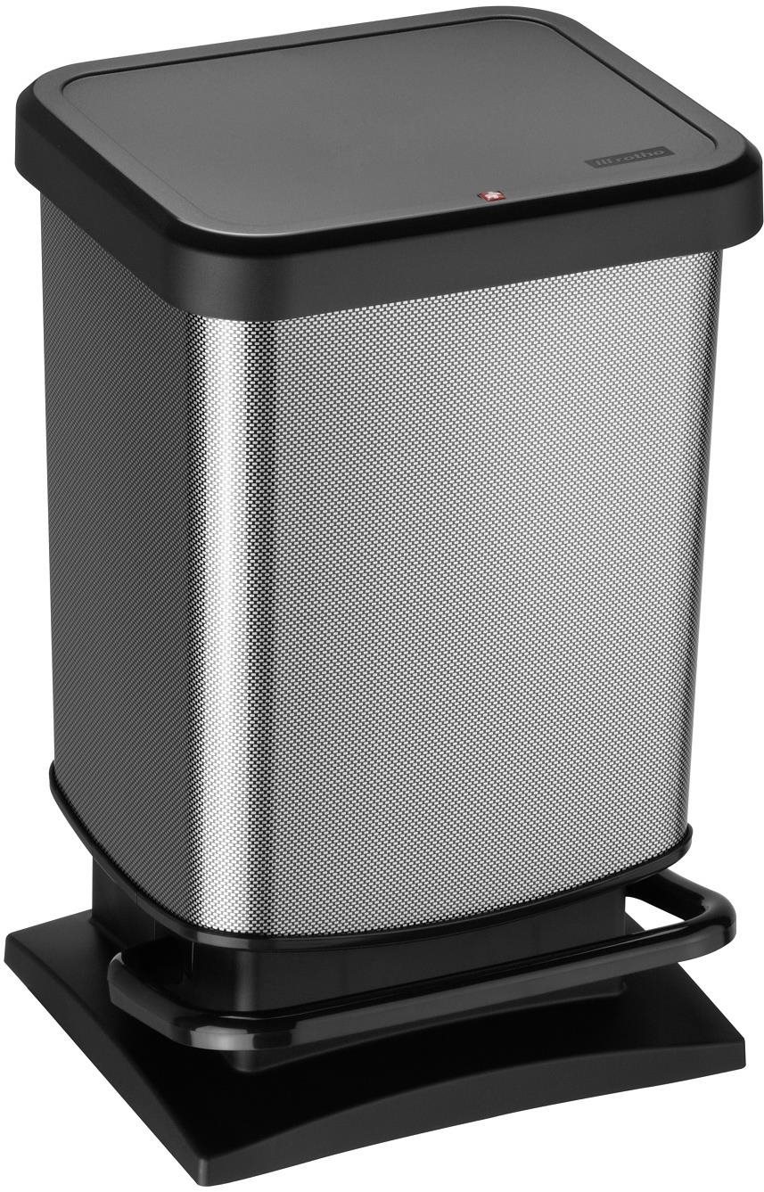 Rotho Odpadkový kôš PASO 20 l – karbón