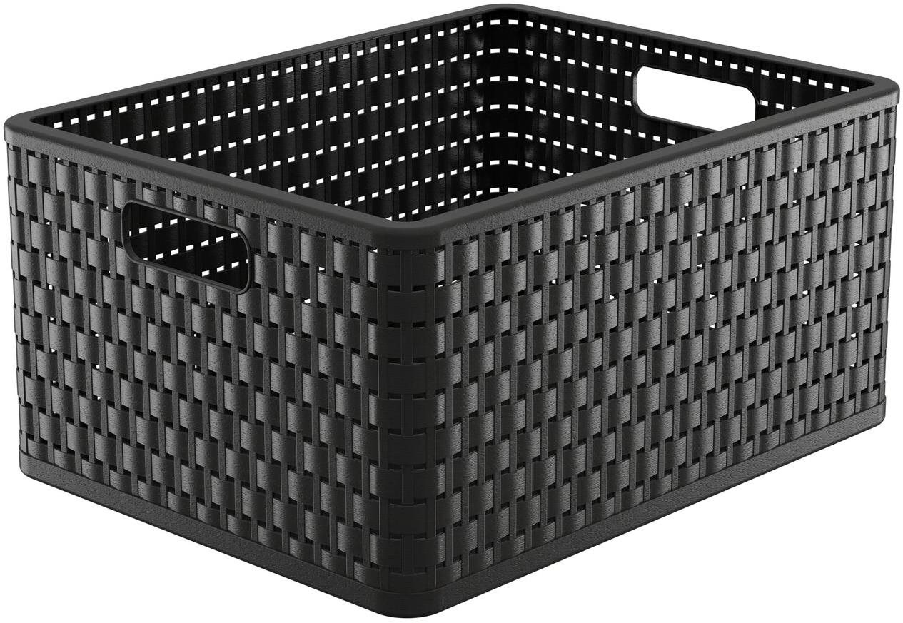 Rotho Úložný box 28 l Country – antracit