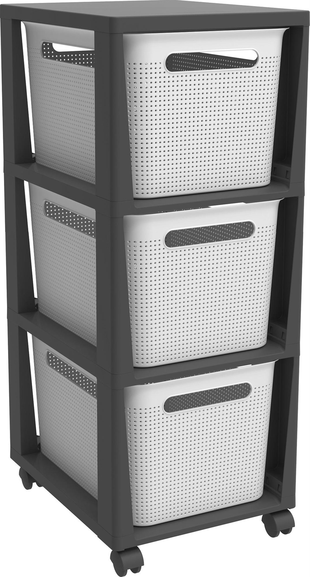 Rotho Brisen 3 x 16L - antracit/biely
