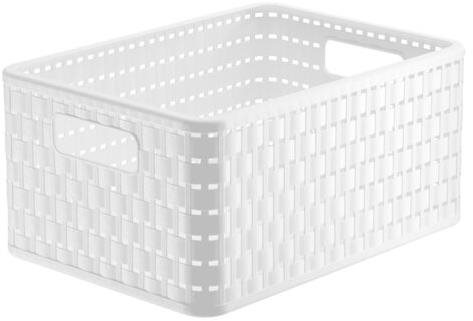 Rotho Úložný box A5 Country 6L – biely