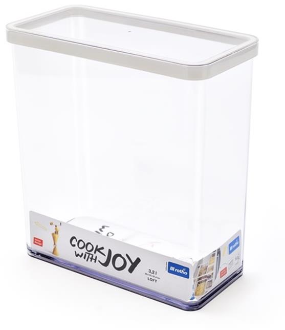 Rotho Loft Dóza na potraviny 3,2 l biela