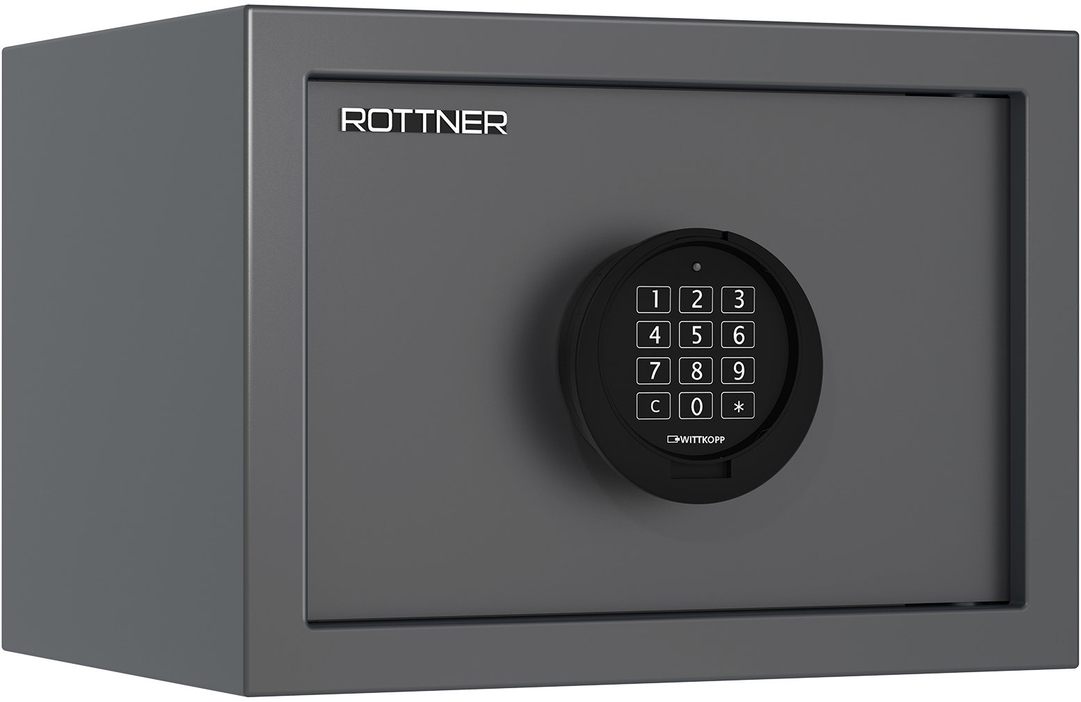 Rottner Praktik 25 EL S1, Min 15RU – Nábytkový trezor metalický, antracit