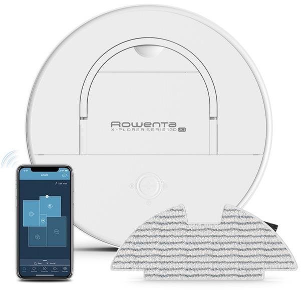 Rowenta RR9077WH X-PLORER S130 AI Animal & Allergy 4 v 1 s umelou inteligenciou