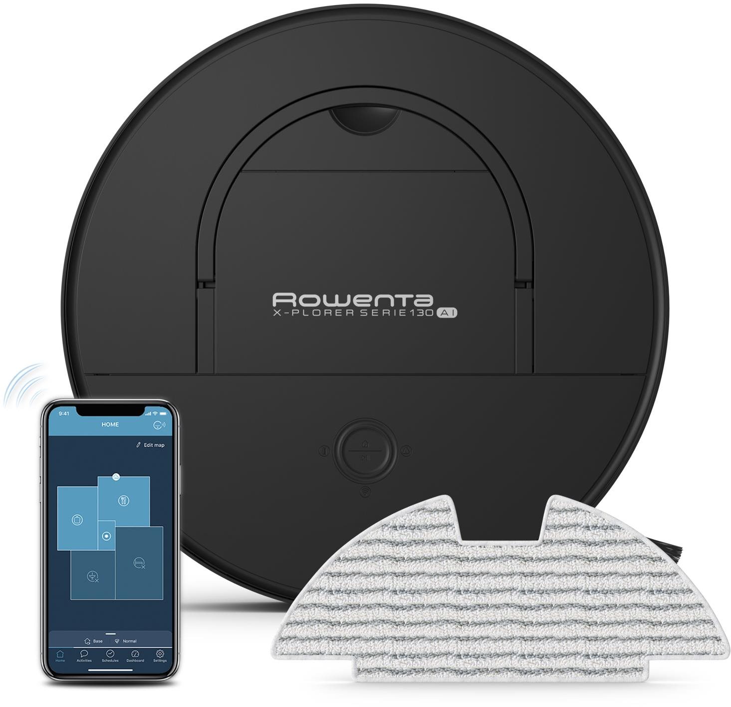 Rowenta RR9065WH X-PLORER S130 AI 4 v 1 Laser & Camera 8 cm s umelou inteligenciou