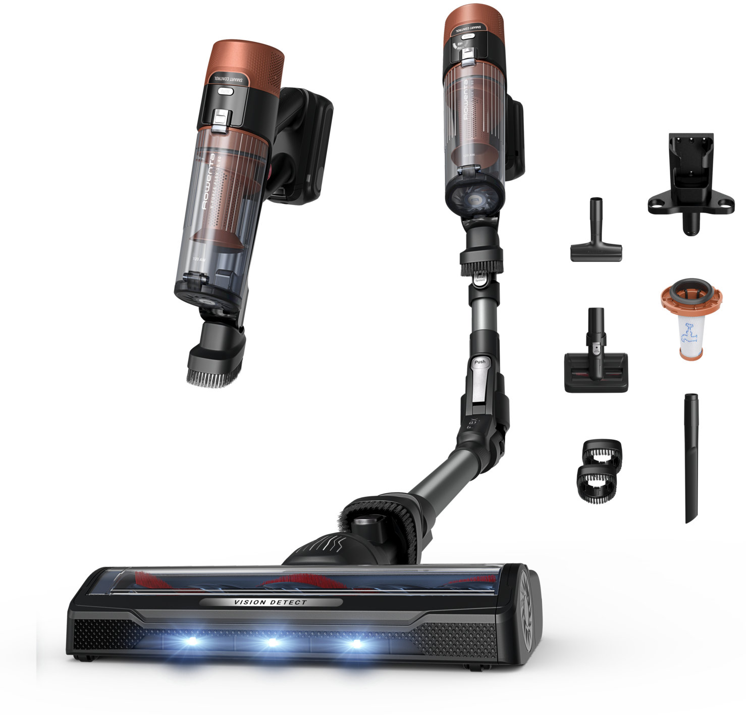 Rowenta RH7A75E0 X-Force Flex 10.80 Animal Auto 3v1 120 AW