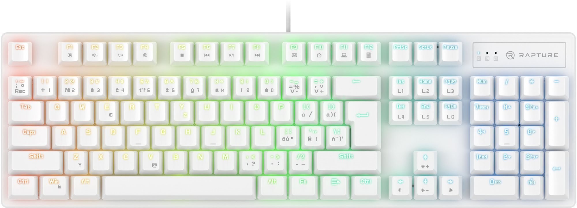 Rapture X-RAY Outemu Blue biela – CZ/SK