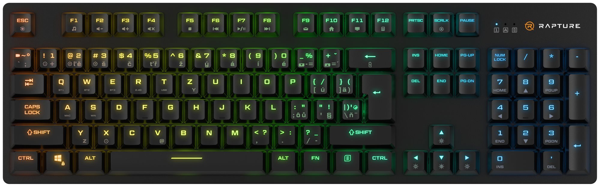 Rapture X-RAY Wireless Gateron G Pro 3.0 Red čierna – CZ/SK