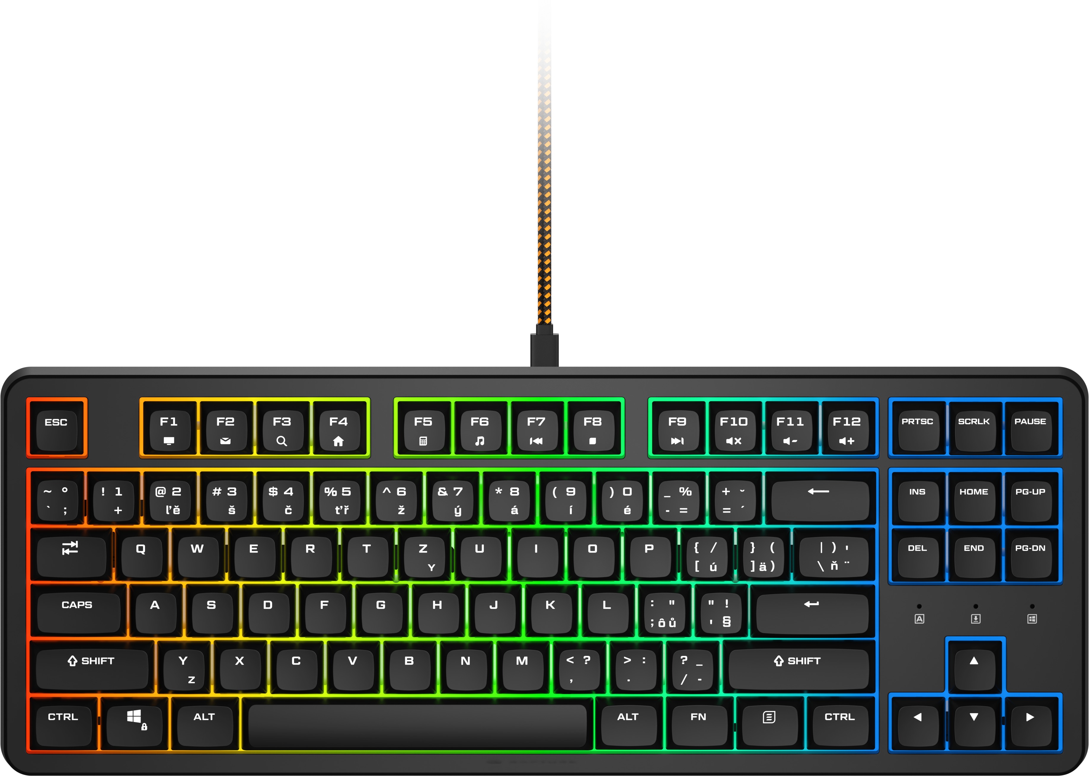 Rapture KILO V2 HE, Gateron Dual-Rail White, čierna – CZ/SK