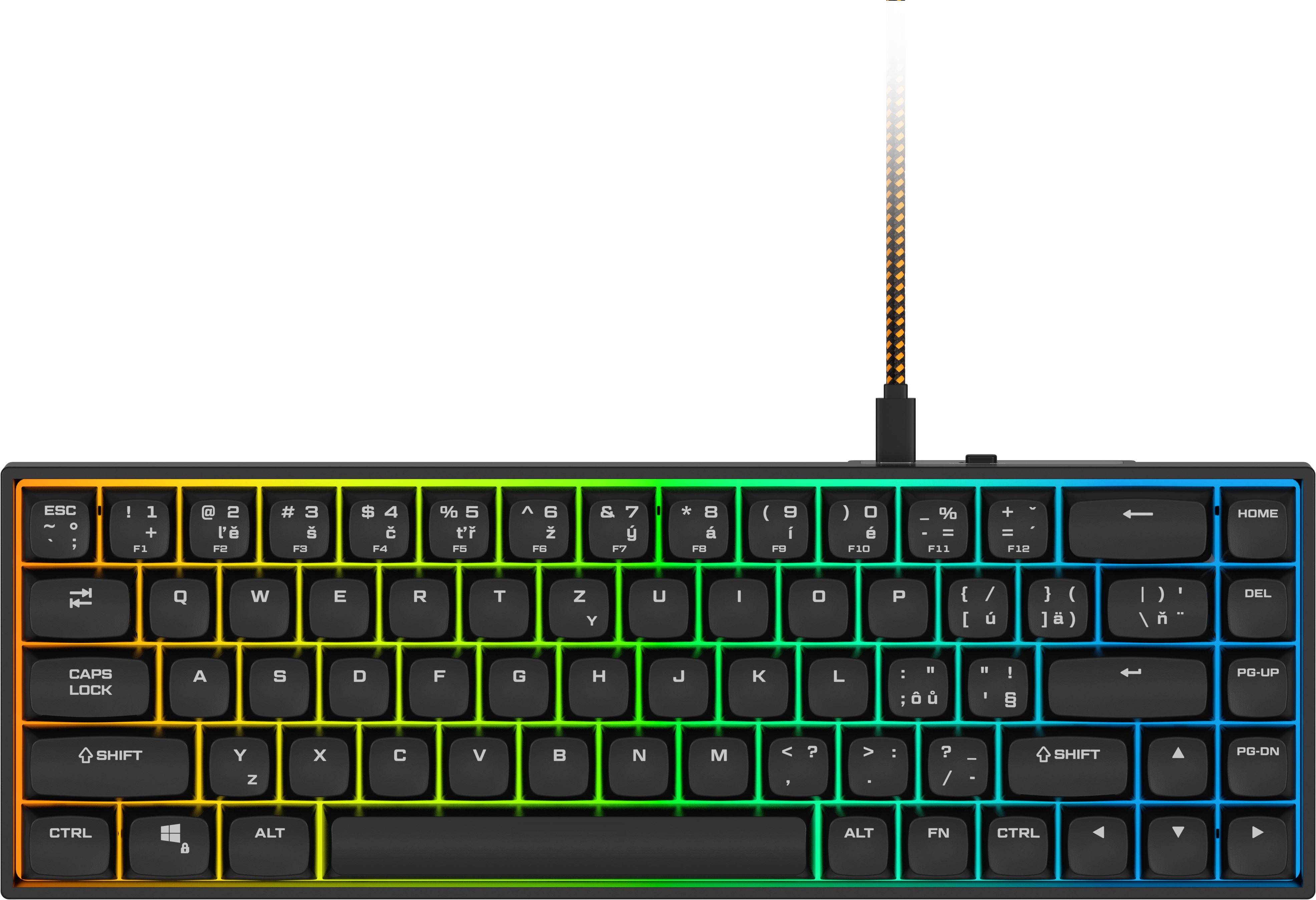 Rapture CHARLIE V2 HE, Gateron Dual-Rail White, čierna – CZ/SK