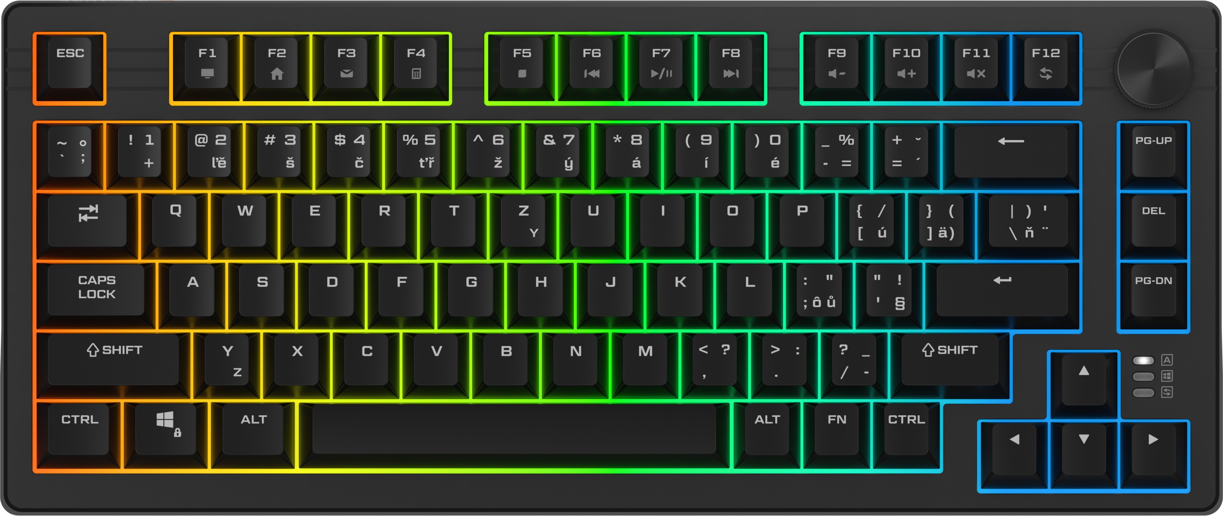 Rapture VICTOR HE, Kailh Mistral, čierna – CZ/SK