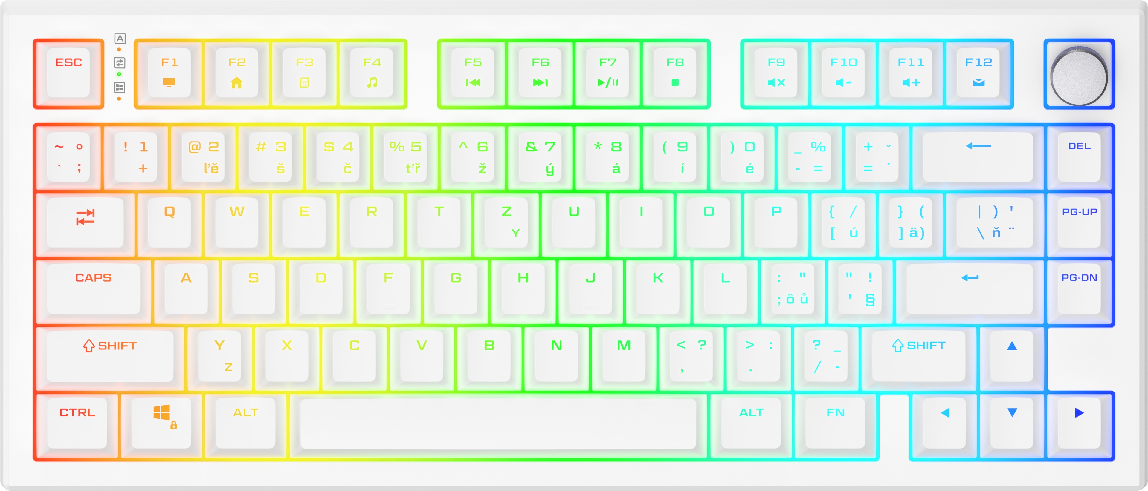 Rapture UNIFORM, Gateron G Pro 3.0 Red, biela – CZ/SK