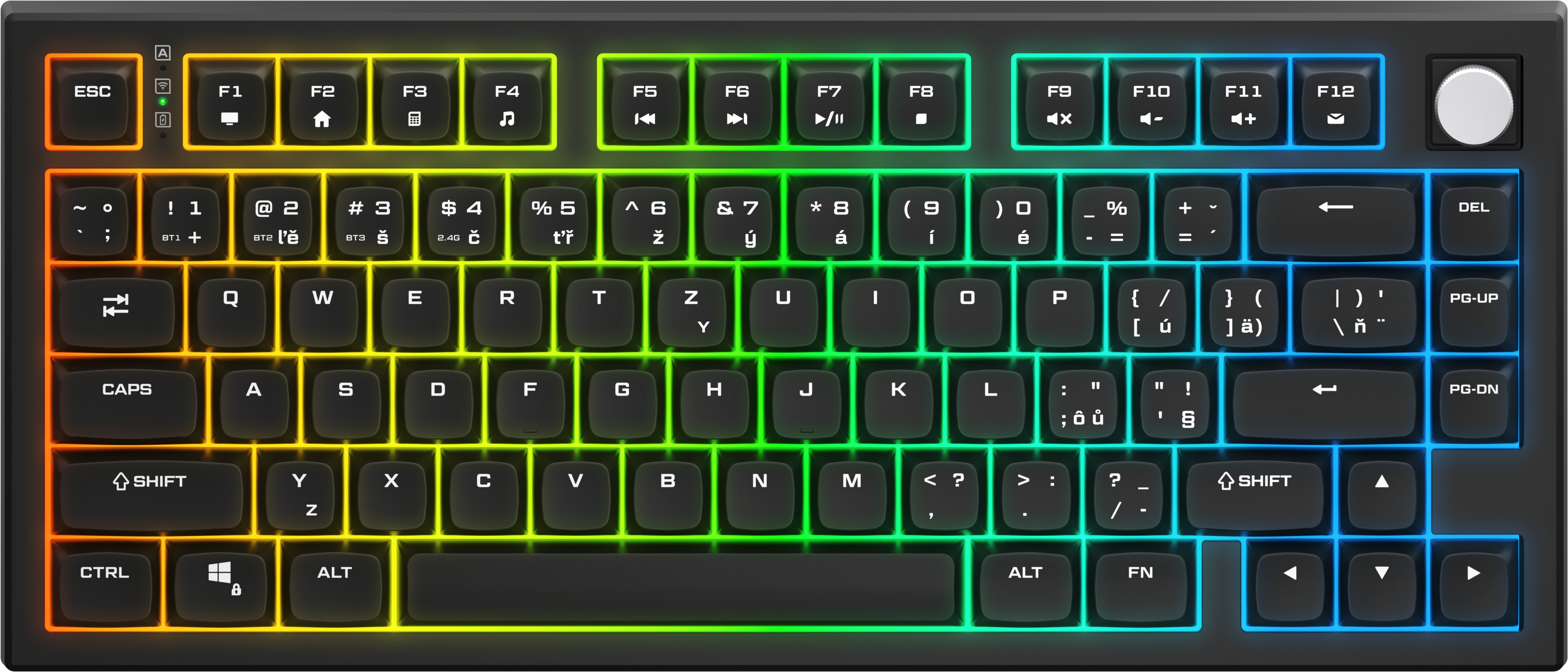 Rapture UNIFORM ULTIMATE, Gateron Silent Red, čierna – CZ/SK
