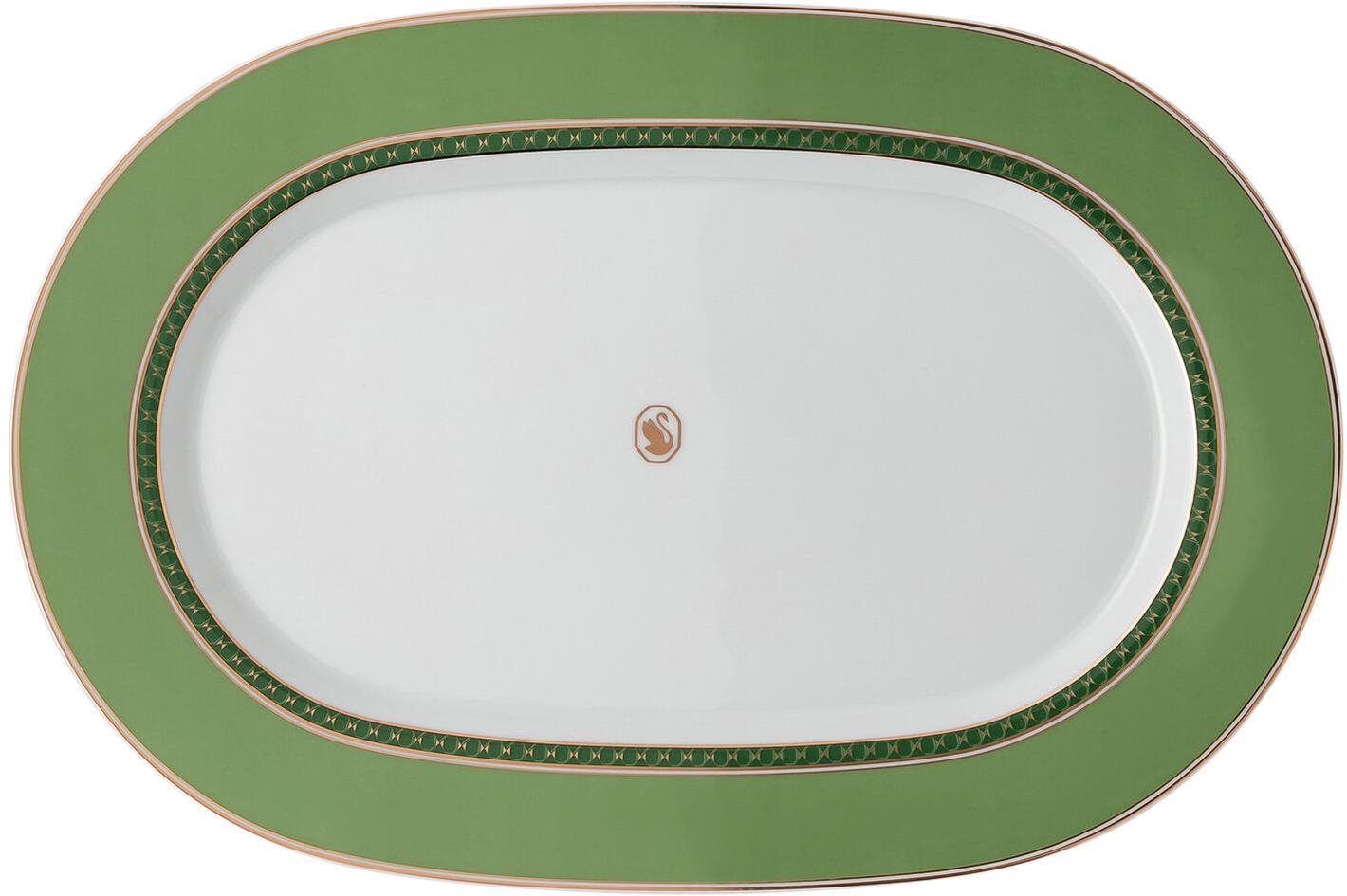 Rosenthal Swarovski Signum Fern Servírovacia Tácka 33 cm