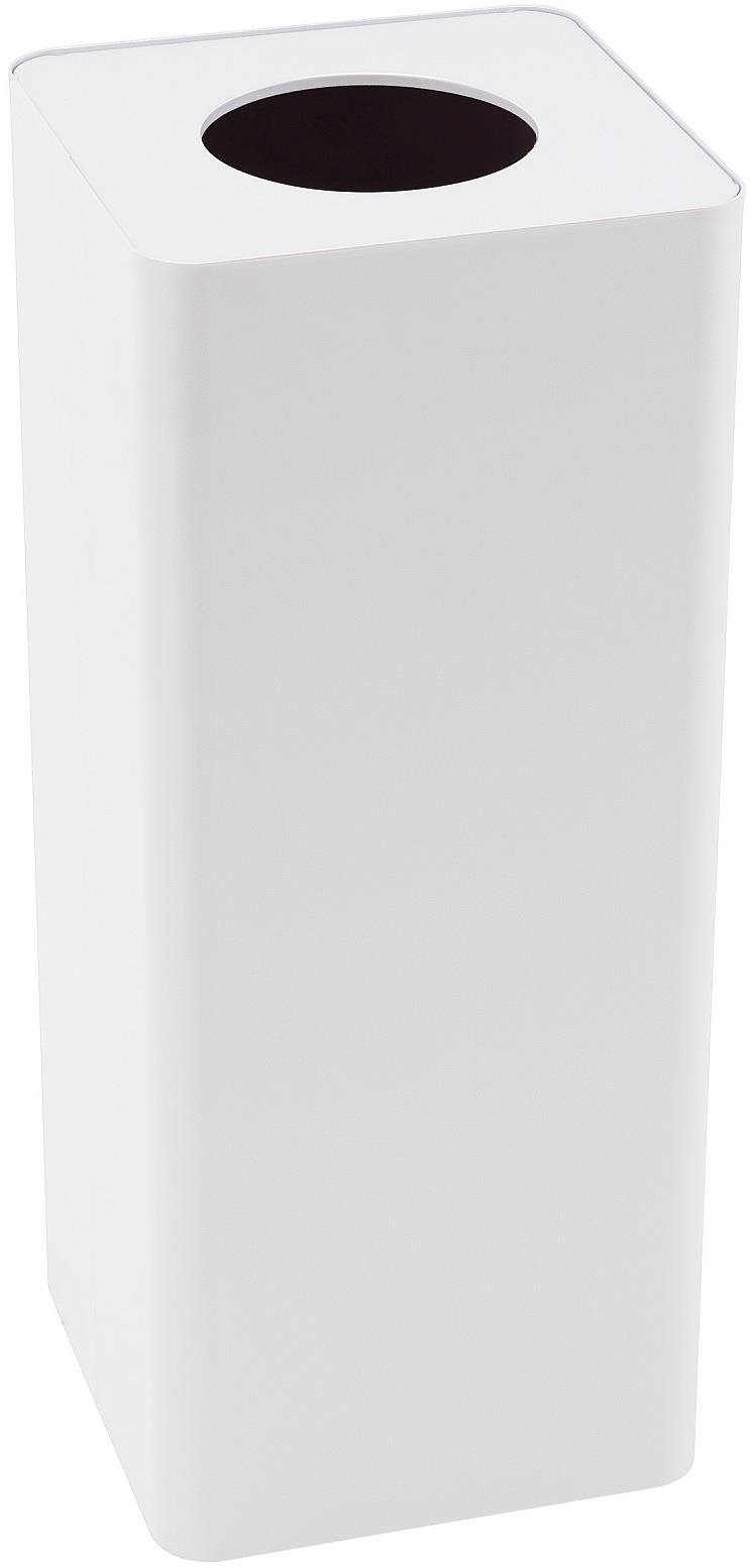Odpadkový kôš na triedený odpad Caimi Brevetti Centolitri W, 100 l , biely, sklo