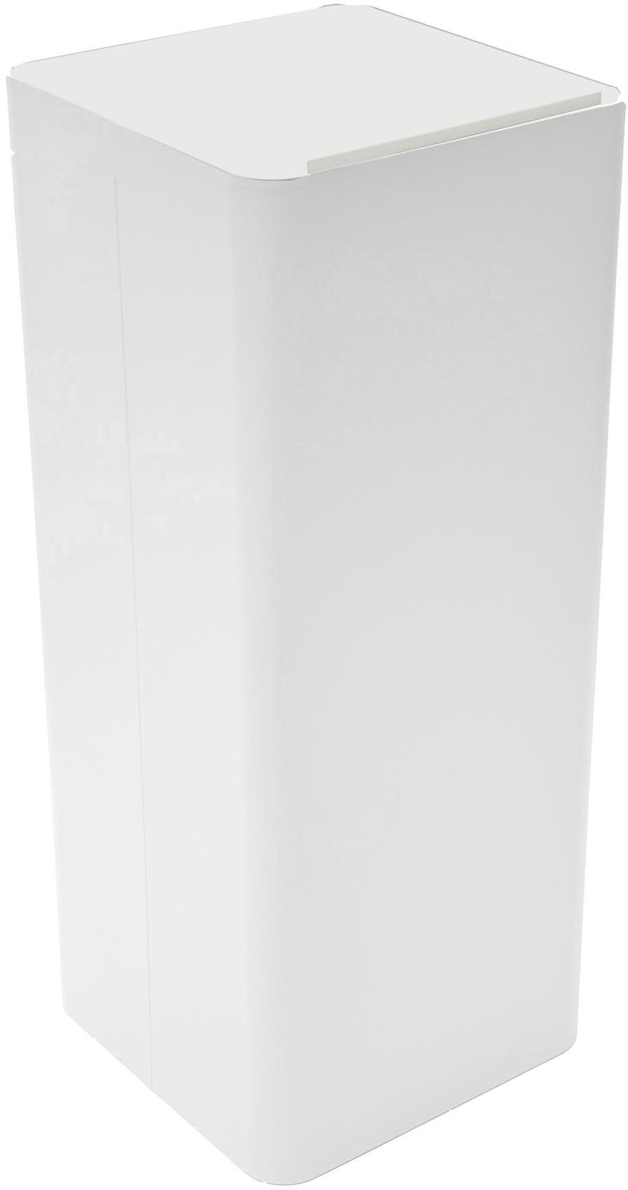 Odpadkový kôš na triedený odpad Caimi Brevetti Centolitri W,100 l, biely, plné veko