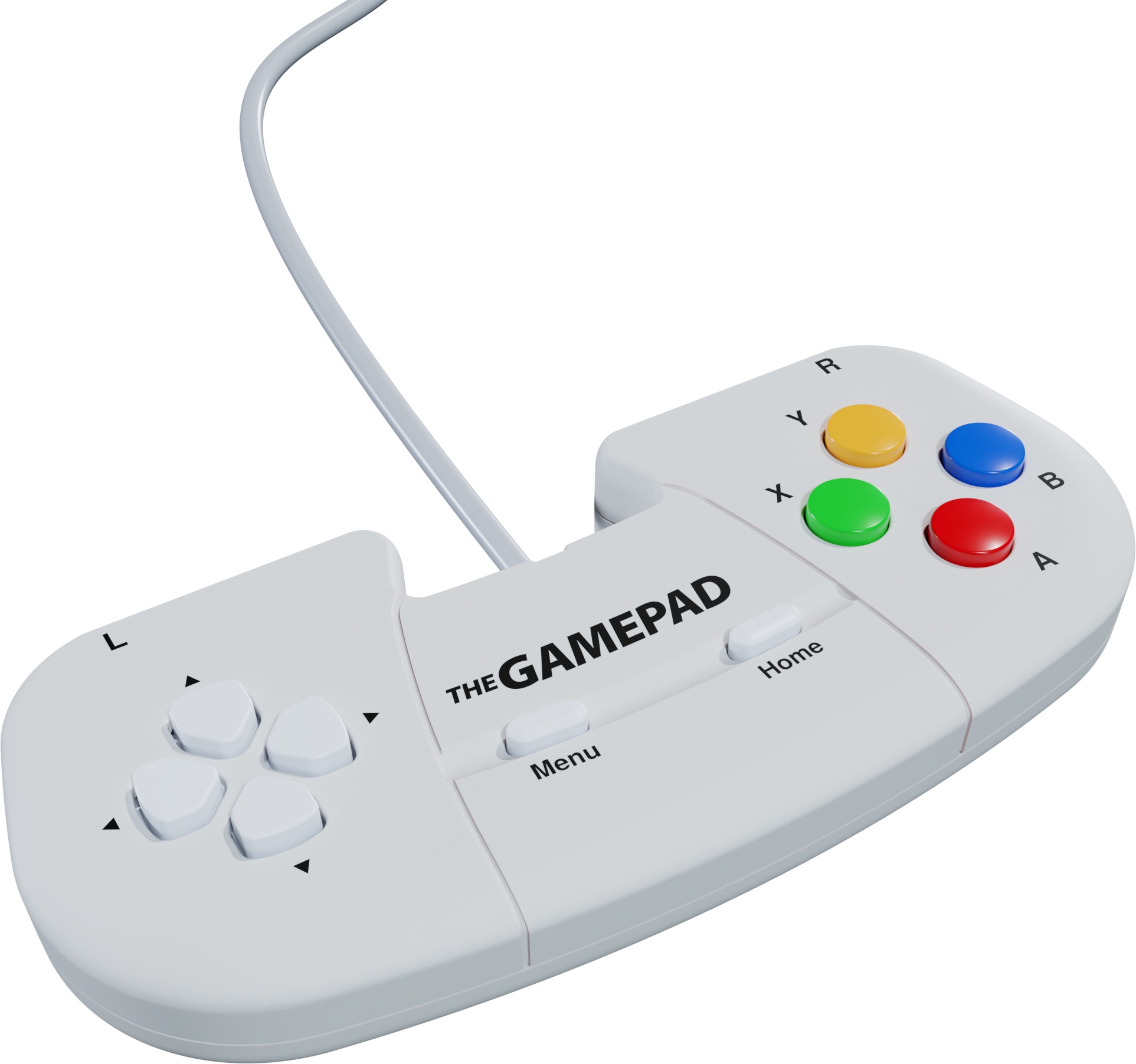 The Gamepad Spectrum White (pre The Spectrum, THEC64 Mini, THEA500 Mini, PC, Mac, Linux)