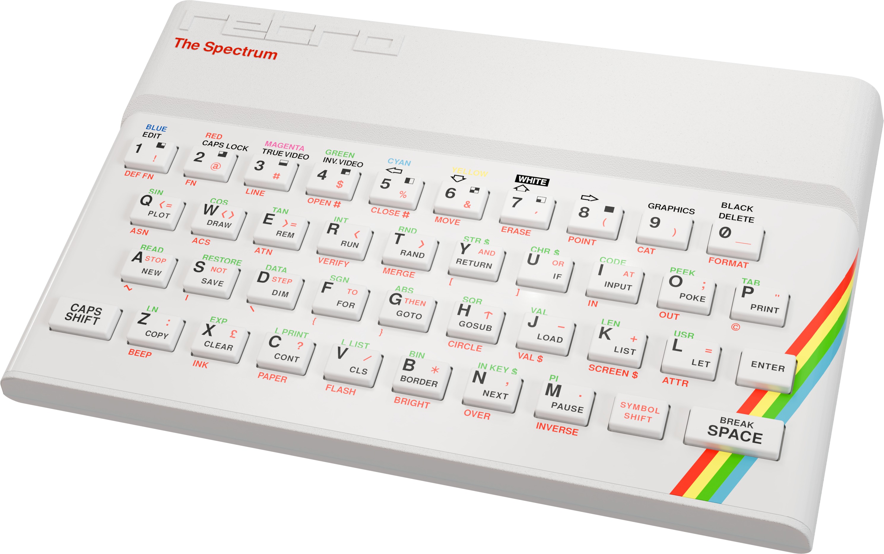 The Spectrum – White Edition – retro konzola