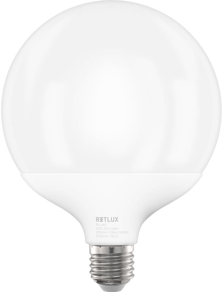 RETLUX RLL 467 G120 E27 bigG 20W WW
