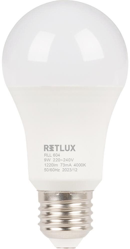 RETLUX RLL 604 A60 E27 bulb 9 W CW D