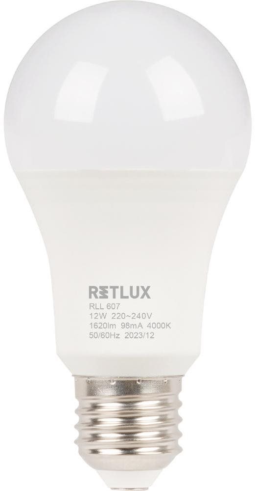 RETLUX RLL 607 A60 E27 bulb 12 W CW D