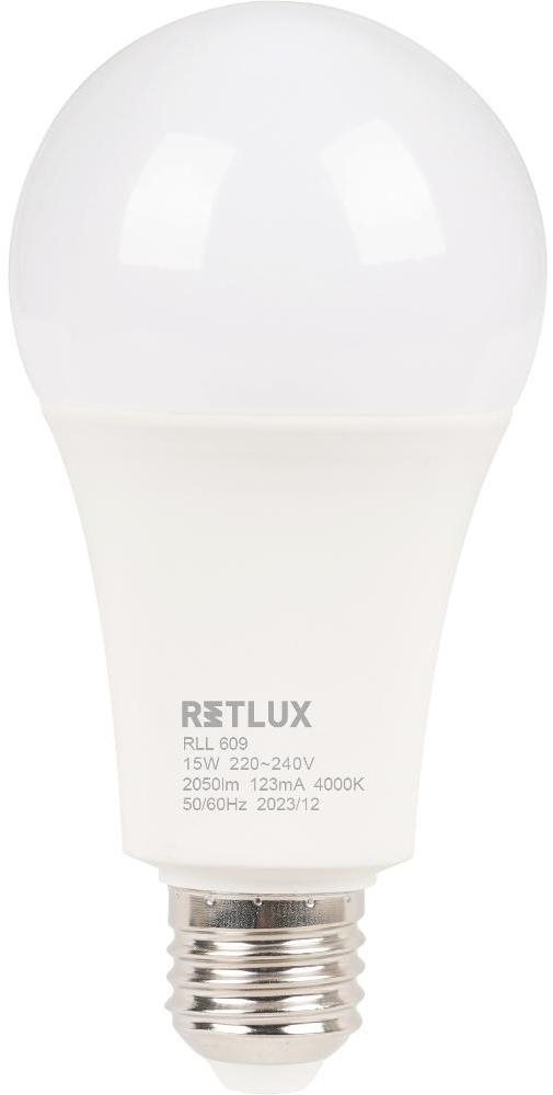 RETLUX RLL 609 A70 E27 bulb 15 W CW D