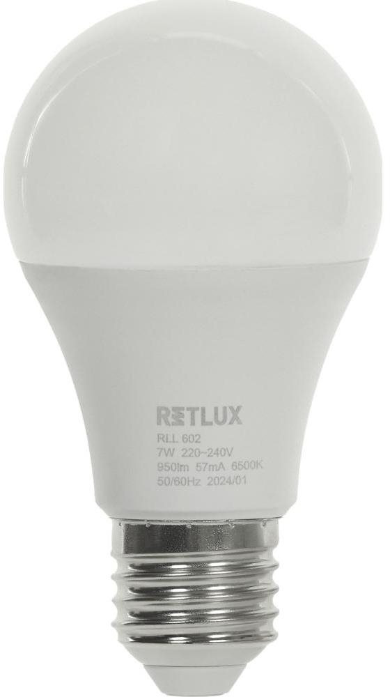 RETLUX RLL 602 A60 E27 bulb 7 W DL D