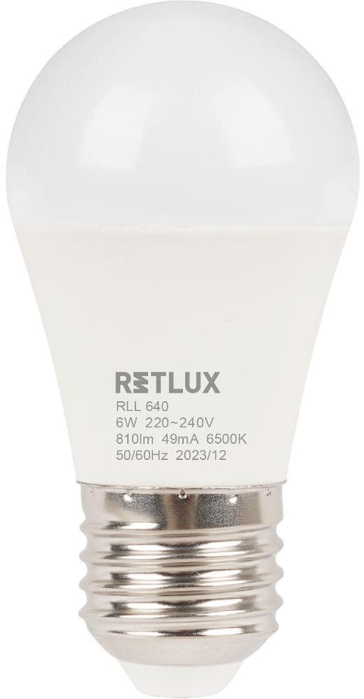 RETLUX RLL 640 G45 E27 miniG 6 W DL D