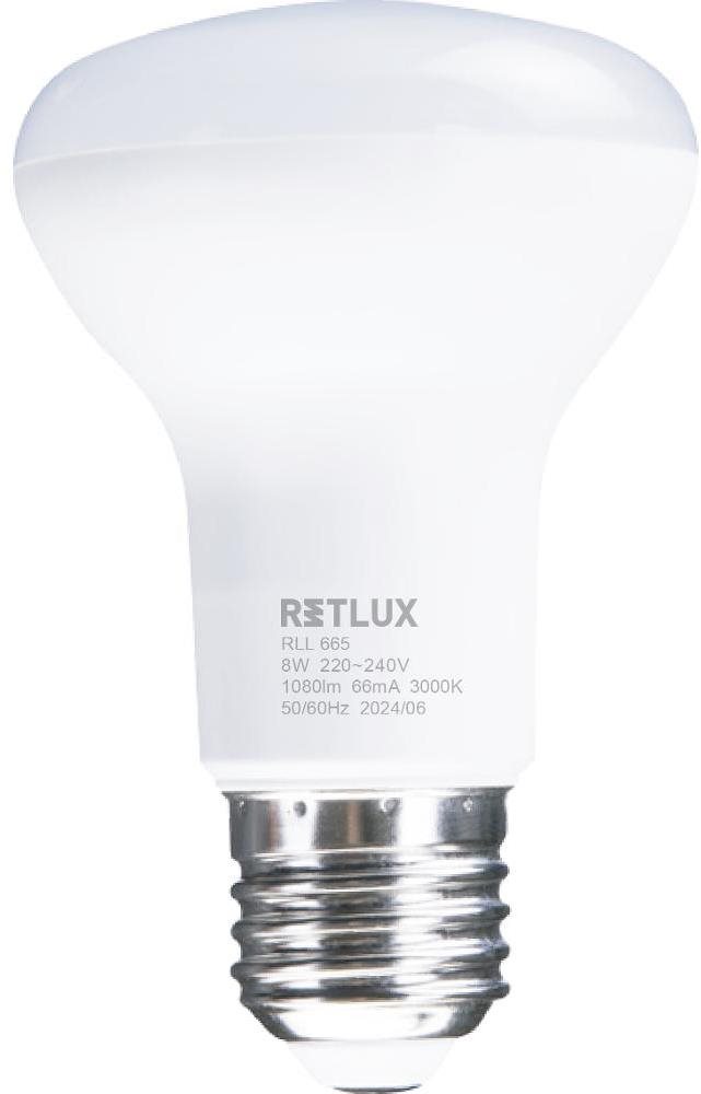 RETLUX RLL 665 R63 E27 Spot 8 W WW D