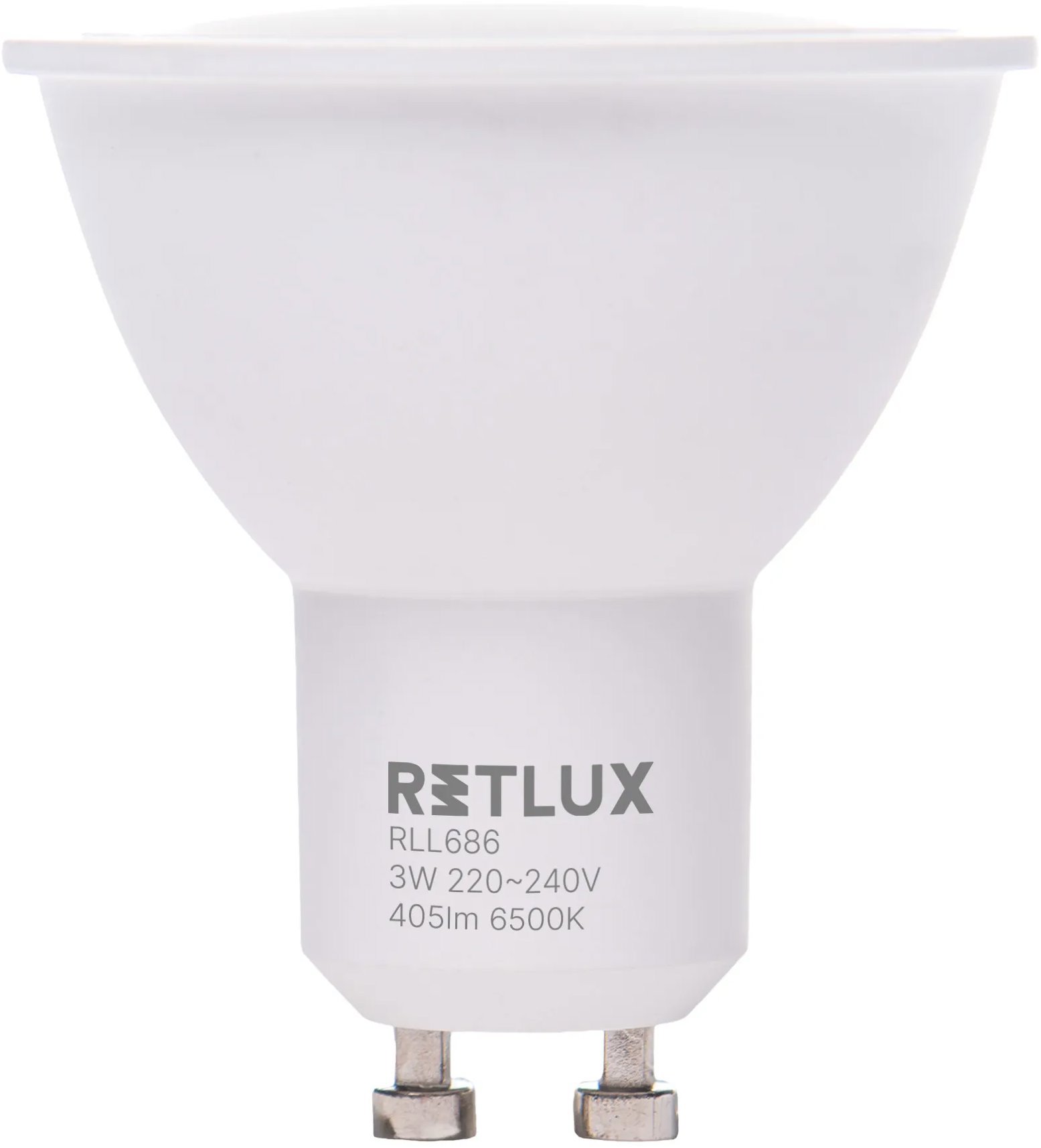 RETLUX RLL 686 GU10 žiarovka 3 W DL W D
