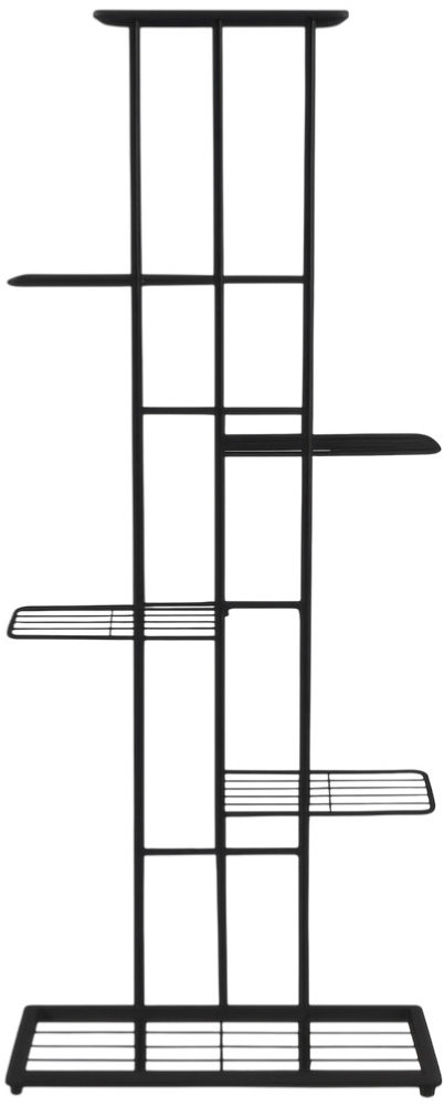RUHHY 26040 Stojan na květiny 106 × 41 × 22 cm, černý