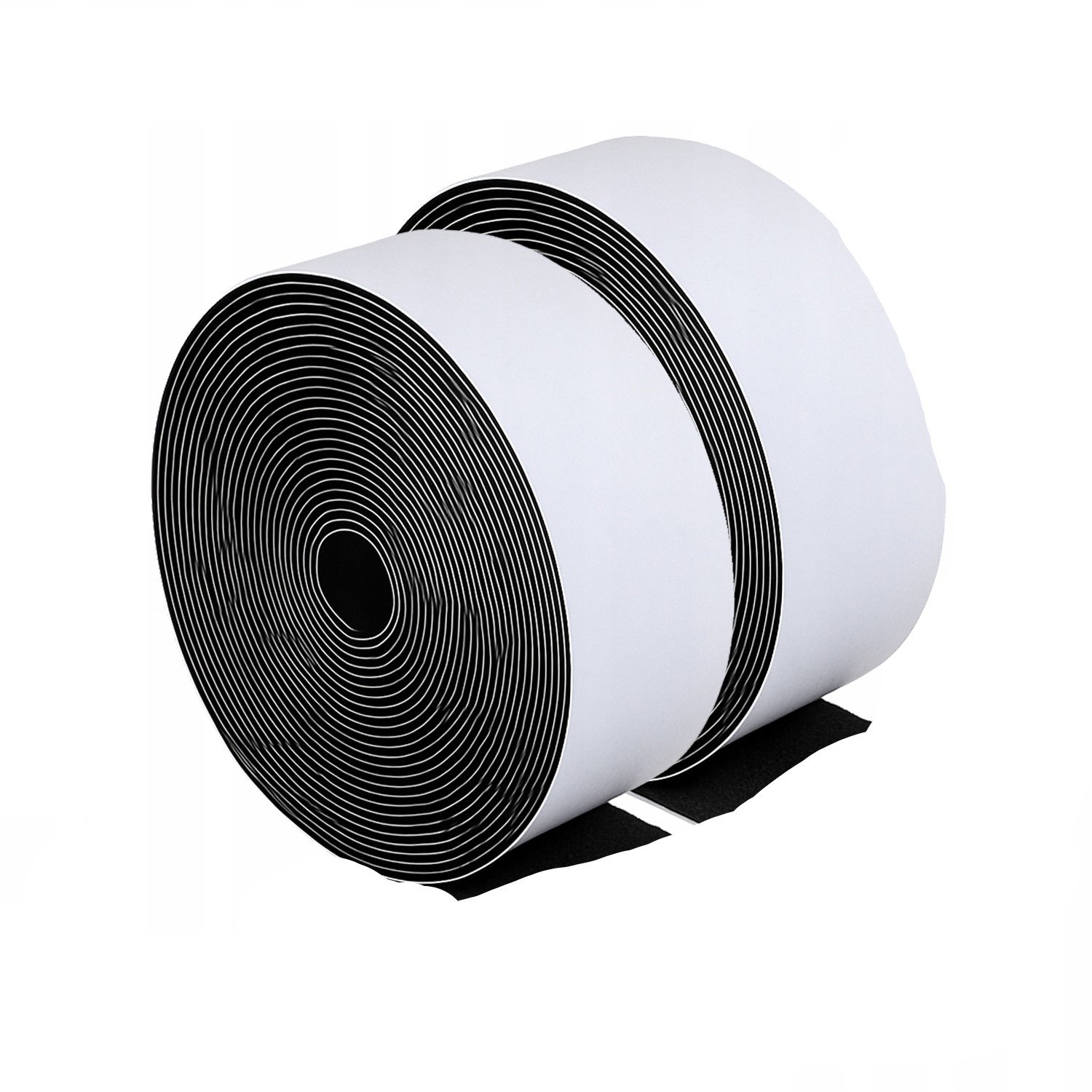 Ruhhy 25806 Samolepiaci suchý zips 500 × 5 cm, 2 ks, čierny